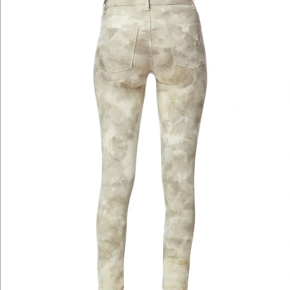 Hudson Barbara Tie Dye High Rise Super Skinny Jeans - Picture 6 of 6